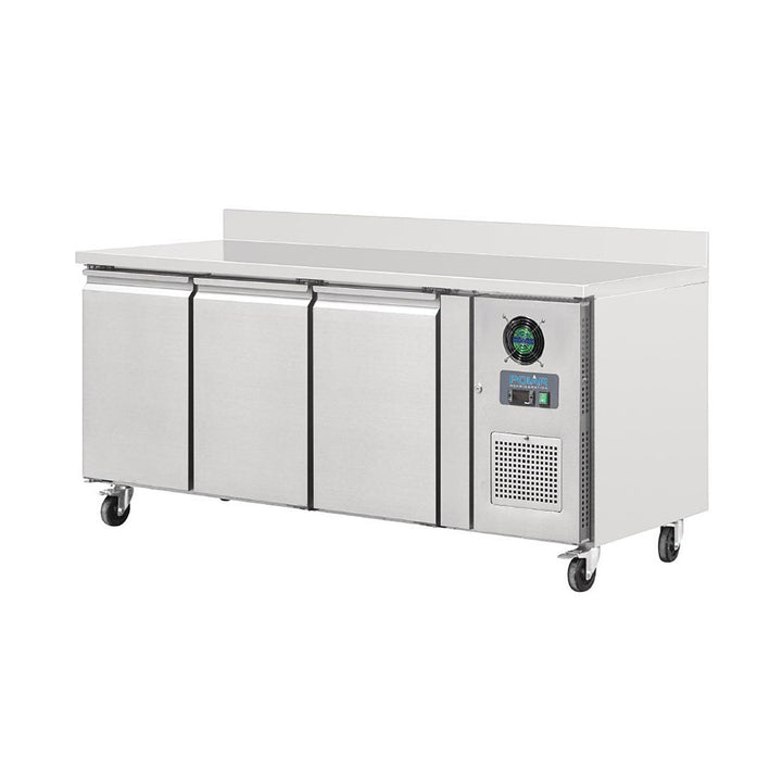 Polar U-Series 3 Counter Door Freezer with Upstand 417L - DL917-A
