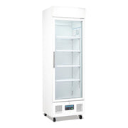 Polar G-Series 1 Door Upright Display Fridge 368L White - DM076-A