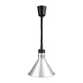 Apuro Retractable Conical Heat Shades - Silver Finish - DY464-A
