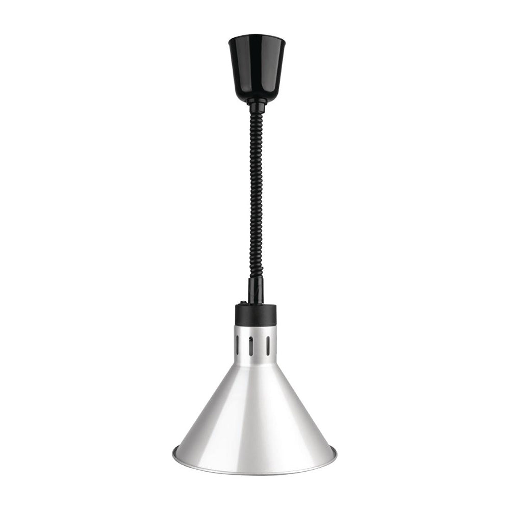 Apuro Retractable Conical Heat Shades - Silver Finish - DY464-A