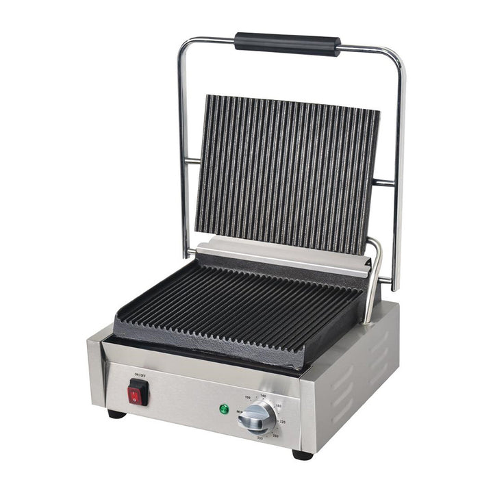 Apuro Bistro Large Contact Grill - Ribbed/Ribbed - DY995-A