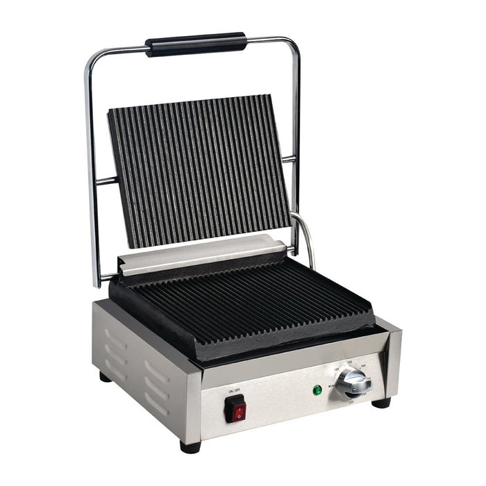 Apuro Bistro Large Contact Grill - Ribbed/Ribbed - DY995-A