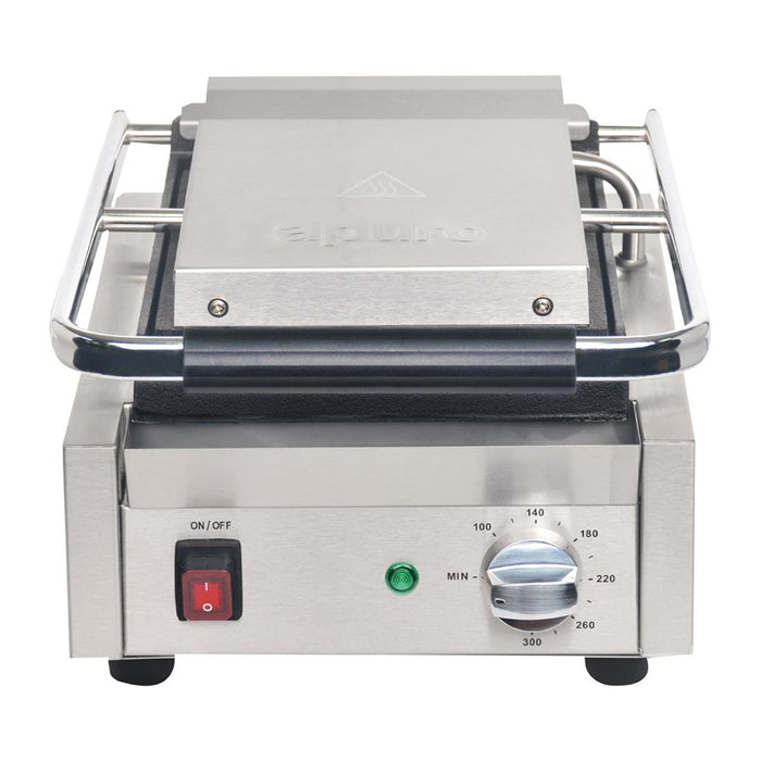 Apuro Bistro Single Contact Grill - Flat/Flat - DY996-A