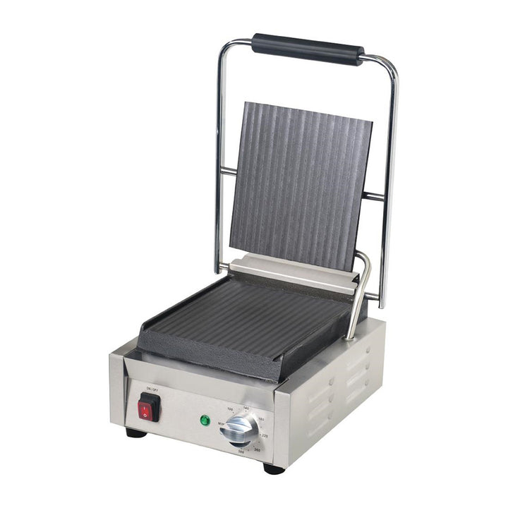 Apuro Bistro Single Contact Grill - Flat/Flat - DY996-A