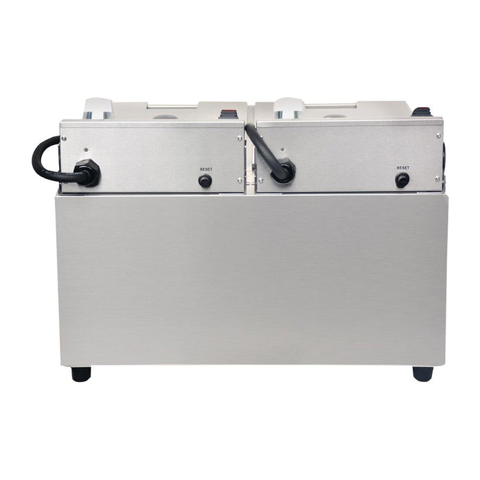 Apuro Double Fryer - 2x8L 2.9kW with Timer - FC375-A