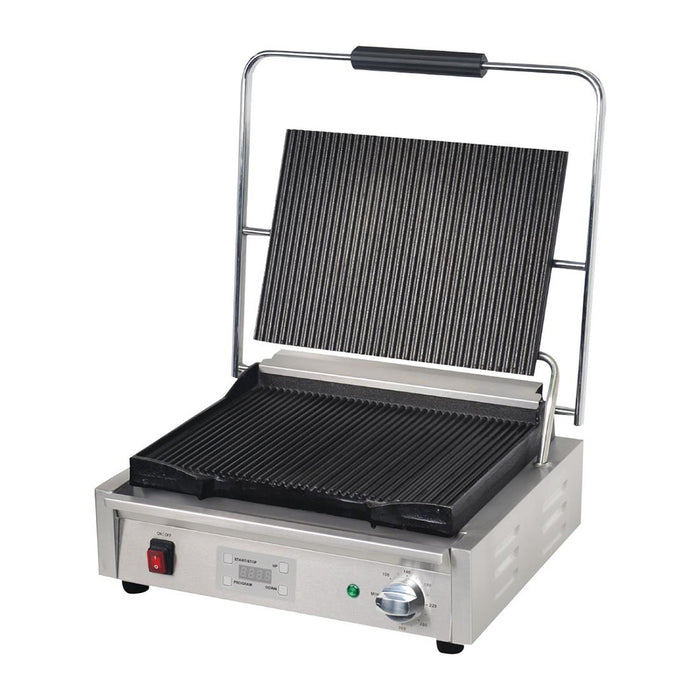 Apuro Contact Grill Large Ribbed/Ribbed - FC380-A