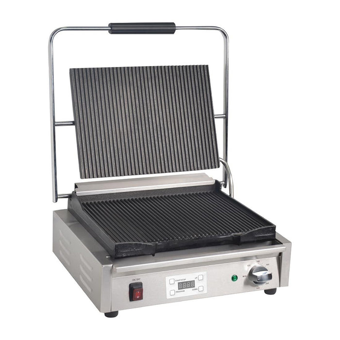 Apuro Contact Grill Large Ribbed/Ribbed - FC380-A
