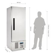 Polar G-Series 1 Door Slimline Upright Fridge 440L - G590-A