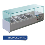 Polar G-Series Countertop Prep Fridge 3x 1/3GN & 1x 1/2GN - GD875-A
