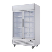 Polar G-Series 2 Hinged Door Upright Display Cooler with Light Box 950L - GE580-A