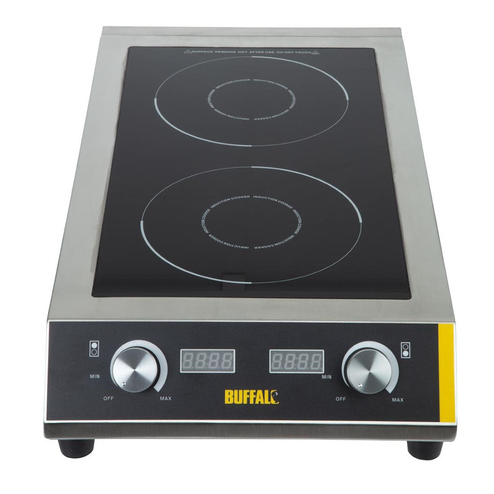 Apuro Heavy Duty Double Induction Hob - 7kW - GF239-A