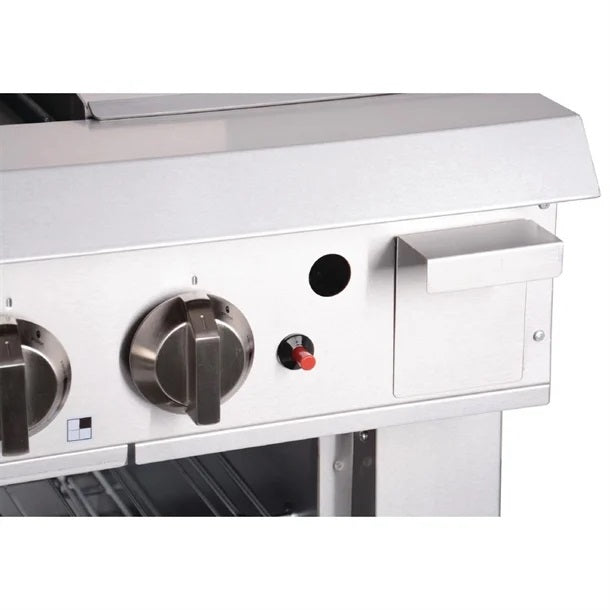Thor Natural Gas 4 Burner Oven with 12" Griddle with flame failure - GH102-N