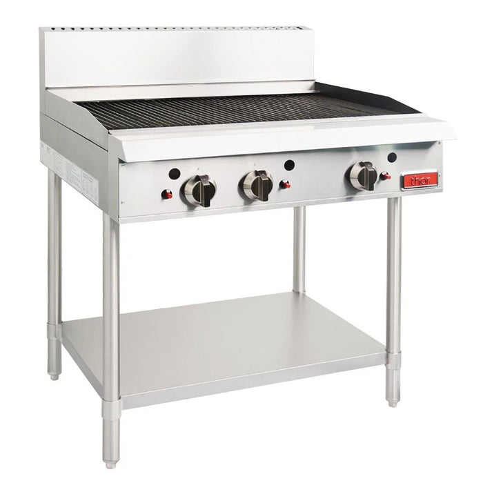 Thor Natural Gas Char Broiler 36" - Radiant  manual controls with flame failure - GH104-N