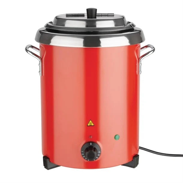 Apuro Soup Kettle Red with handles - GH227-A