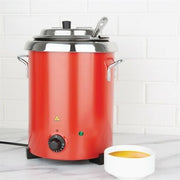 Apuro Soup Kettle Red with handles - GH227-A