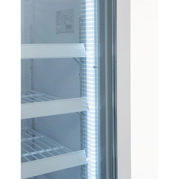 Polar G-Series 1 Door Upright Display Freezer 412L White - GH506-A