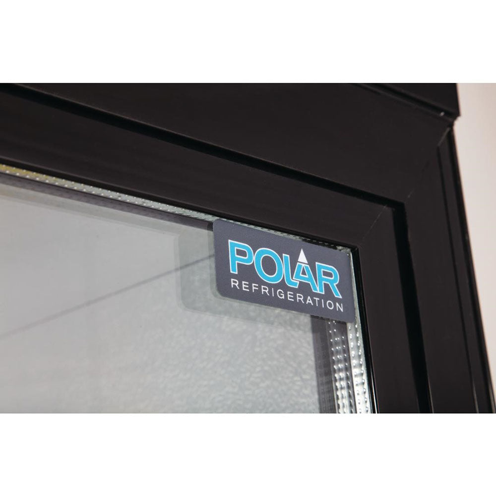 Polar G-Series 2 Door Upright Back Bar Cooler with Sliding Doors 490L - GJ448-A