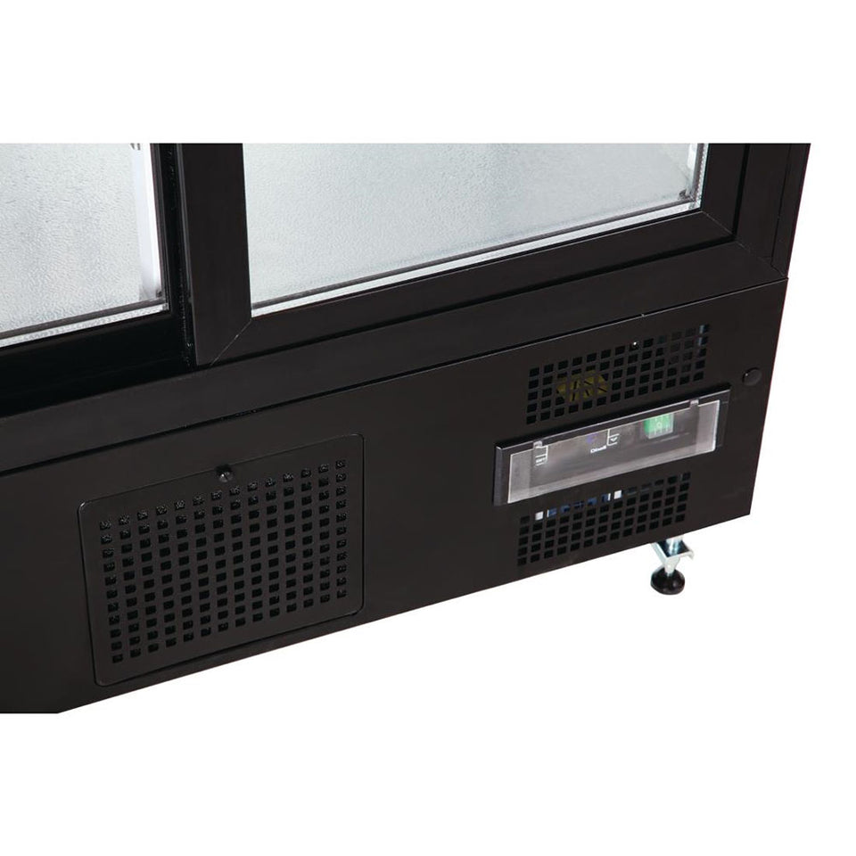 Polar G-Series 2 Door Upright Back Bar Cooler with Sliding Doors 490L - GJ448-A