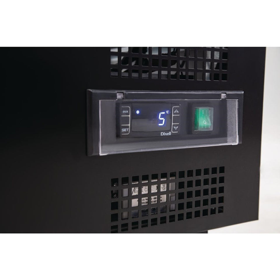 Polar G-Series 2 Door Upright Back Bar Cooler with Hinged Doors 490L - GJ449-A