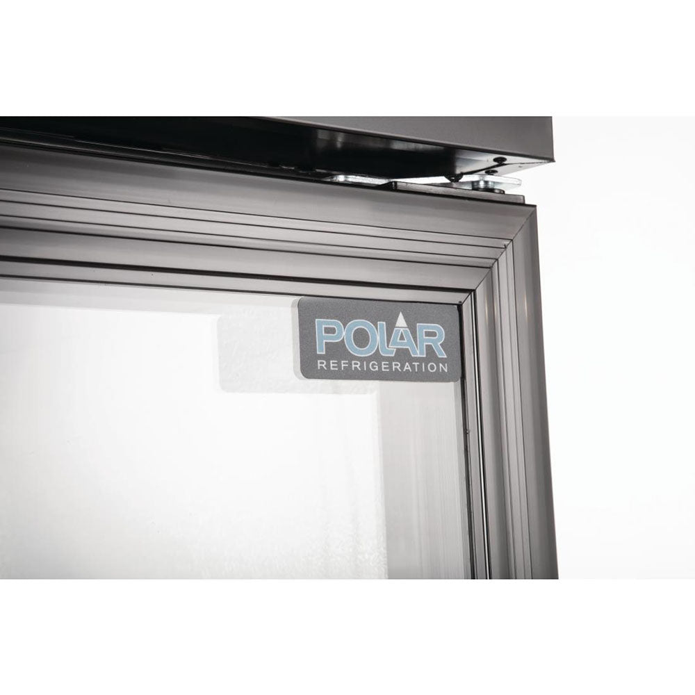 Polar G-Series 2 Door Upright Back Bar Cooler with Hinged Doors 490L - GJ449-A