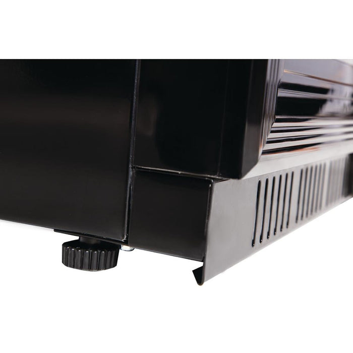 Polar G-Series Back Bar Cooler with 1 Hinged Door 138L Black - GL001-A