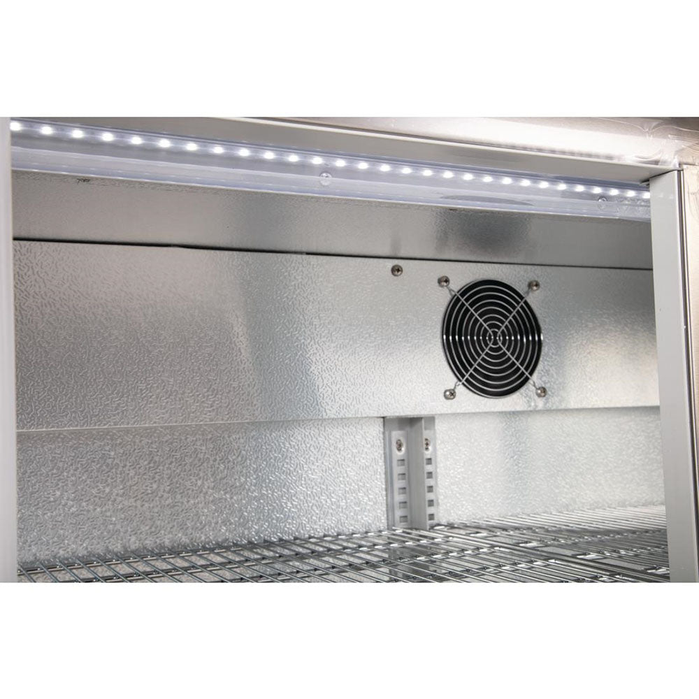Polar G-Series Back Bar Cooler with 3 Hinged Doors 330L Stainless Steel - GL009-A