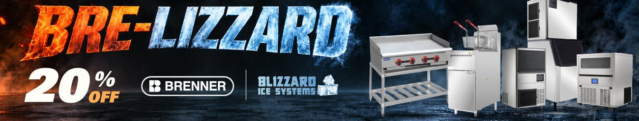 Bre-Lizzard: 20% off Brenner and Blizzard Ice Systems equipment